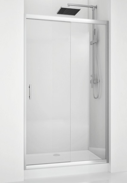 Душевая дверь Aquanet Alfa NAA6121 140 168421 профиль Хром стекло прозрачное