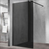 Душевая перегородка Vincea Walk-In 100 VSW-1H100CGB профиль Черный матовый стекло тонированное