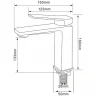 Смеситель для раковины Comforty FC071A-CMT 00-00004524 Черный латунь