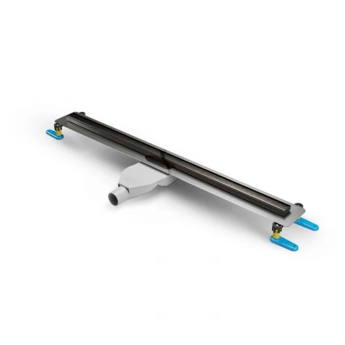 Душевой трап New Trendy 80x3 OL-0093 цвет Оружейная сталь