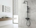Душевая система Lemark Bronx LM3762BL Черная