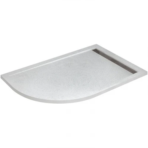 Душевой поддон из искусственного камня Cezares Tray AS 100x80 R TRAY-AS-RH-100/80-30-W-R Белый