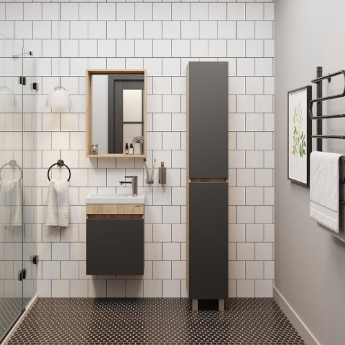 Шкаф пенал Onika Милтон 30 403078 цвет Дуб сонома