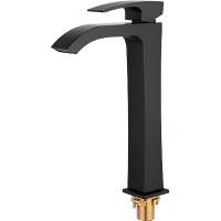 Смеситель для раковины Gappo G07-6 G1007-86 Черный матовый латунь