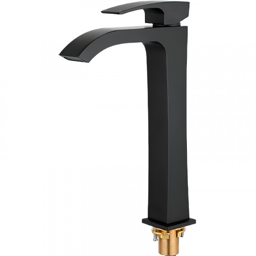 Смеситель для раковины Gappo G07-6 G1007-86 Черный матовый латунь