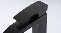 Смеситель для раковины Gappo G07-6 G1007-86 Черный матовый латунь
