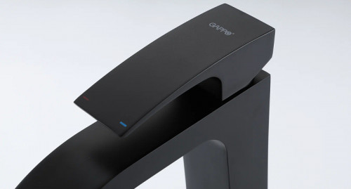 Смеситель для раковины Gappo G07-6 G1007-86 Черный матовый латунь