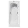 Чугунная ванна Vinsent Veron Concept 150x70 VCO1507042H/VH0015GM цвет Белый с дугообразными ручками оружейная сталь