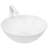 Раковина-чаша WeltWasser Elbach 3132 43 10000004566 Белый глянец фаянс накладная