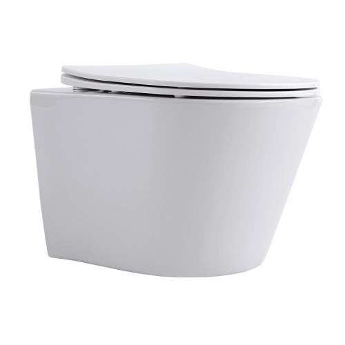 Унитаз Azario Vacio AZ-1904T подвесной цвет Белый с сиденьем Микролифт