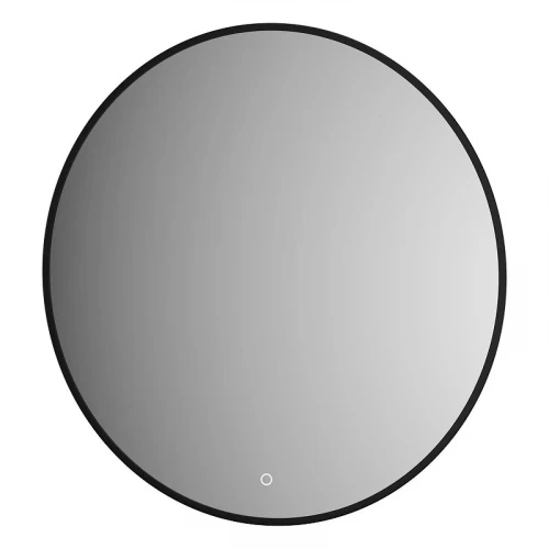 Зеркало Defesto Aura 70х70 DF 2984S с подсветкой 18W-4500K/Сенсорный выключатель/Нейтральный белый свет/Черная рама
