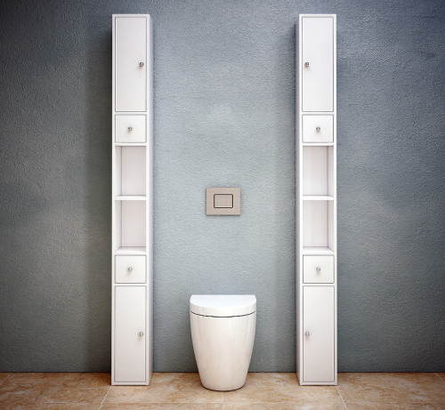 Шкаф пенал Corozo Энри 20 Z2 SD-00000582 Белый МДФ / ЛДСП