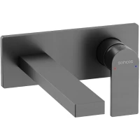 Смеситель для раковины Sancos Studio SC9017GG Вороненая сталь