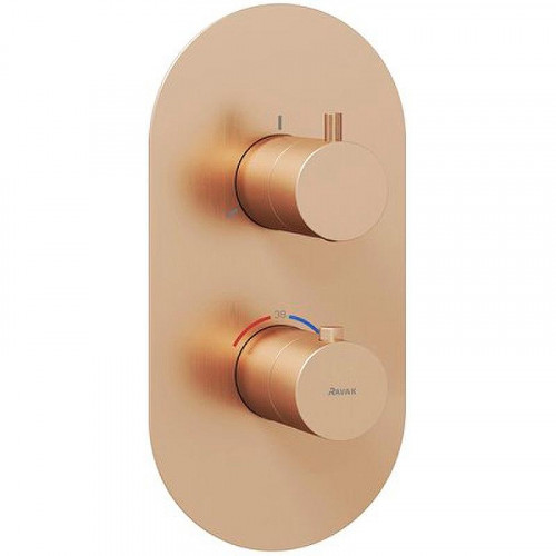 Смеситель для душа Ravak Espirit ES 067.60RGB.O3 X070363 с термостатом Розовое золото