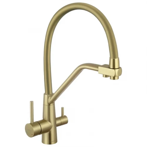 Смеситель для кухни Fmark FS0662-C07 цвет Золото матовое