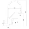 Смеситель для кухни Fmark FS0662-C07 цвет Золото матовое