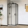 Душевой уголок Vincea City 90х90 VSS-5CT900CLB профиль Черный стекло прозрачное