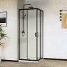 Душевой уголок Vincea City 90х90 VSS-5CT900CLB профиль Черный стекло прозрачное