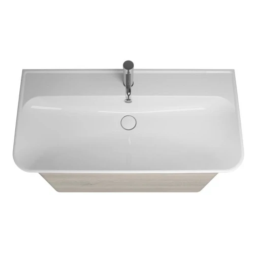 Тумба с раковиной Burgbad Iveo 100 SFEN100F2834G0161C0001*1 подвесная Фланелевый дуб