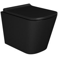 Комплект унитаза с инсталляцией Maretti Umbria UM51EA56052 с сиденьем Микролифт и Черной матовой клавишей смыва фарфор подвесной