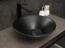 Раковина-чаша Gid Esfera 42 N9102bg 53383 цвет Черный графит