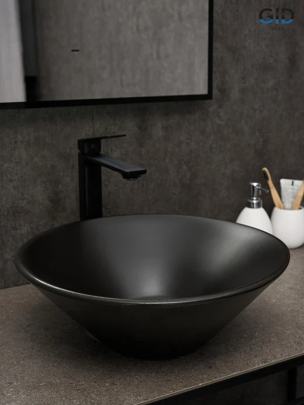 Раковина-чаша Gid Esfera 42 N9102bg 53383 цвет Черный графит