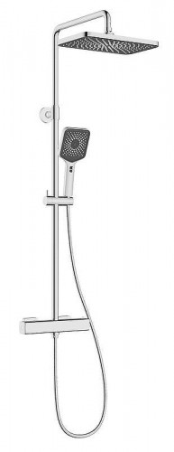 Душевая система Kaiser Cube 01377 с термостатом цвет Хром