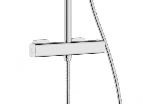 Душевая система Kaiser Cube 01377 с термостатом цвет Хром