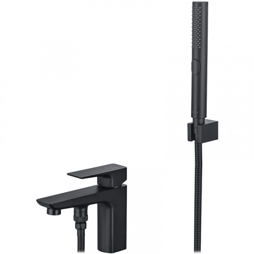 Смеситель на борт ванны Aquatek Вега AQ1044MB Черный матовый латунь