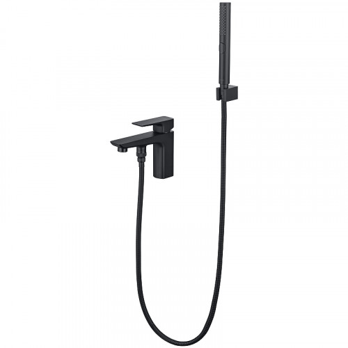 Смеситель на борт ванны Aquatek Вега AQ1044MB Черный матовый латунь