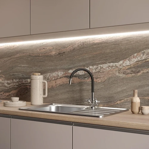 Кухонная мойка Domaci Равенна 78 L DGR 780*480 (6) L2TG цвет Сталь