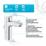 Смеситель для раковины Grohe Eurosmart 23323003 Хром латунь