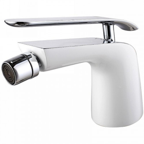Смеситель для биде Lemark Melange LM4908CW Белый Хром