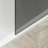 Шторка на ванну Maybah Glass MGV-85-2ш 500x1400 в широком профиле Бронза стекло графитовое матовое