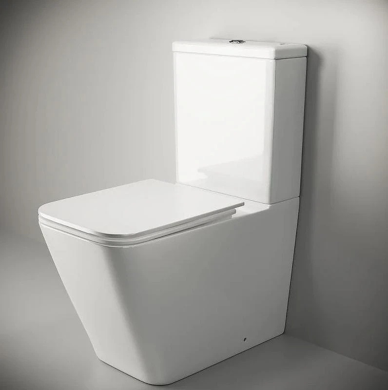 Унитаз компакт Ceramicanova Cubic CN1803 с бачком и сиденьем Микролифт