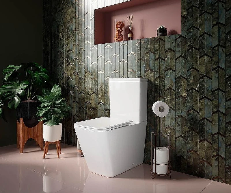 Унитаз компакт Ceramicanova Cubic CN1803 с бачком и сиденьем Микролифт