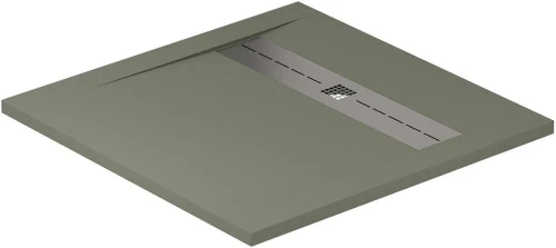 Душевой поддон из искусственного камня Allen Brau Infinity 90x90 8.21001-CGM цвет Зеленый