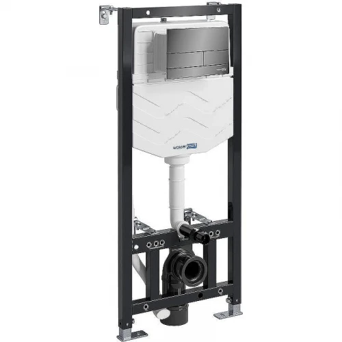 Инсталляция WasserKRAFT Aller 10TLT.010.ME.PB04 для унитаза с Черной глянцевой клавишей смыва