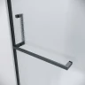 Душевой уголок Grossman Pragma 120x100 L 120.K33.03.1210.21.02 профиль Черный матовый стекло шиншилла