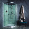 Душевой уголок Jacob Delafon Serenity 80x80 E14R80-GA профиль Хром стекло прозрачное