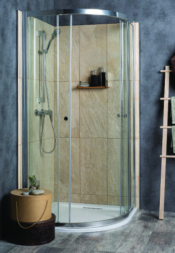 Душевой уголок Jacob Delafon Serenity 80x80 E14R80-GA профиль Хром стекло прозрачное
