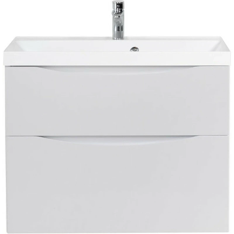 Тумба под раковину BelBagno Marino 70 MARINO-H60-700-2C-SO-BL-P подвесная Bianco Lucido МДФ / ЛДСП