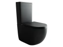 Унитаз компакт Ceramicanova Metropol CN4001-BMB цвет Черный матовый без бачка с сиденьем Микролифт