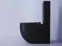 Унитаз компакт Ceramicanova Metropol CN4001-BMB цвет Черный матовый без бачка с сиденьем Микролифт