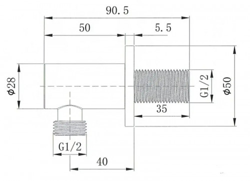 Шланговое подключение Splendy AA215NRLBM цвет Черный матовый