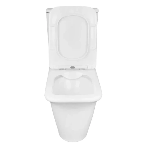 Унитаз-компакт Azario Avero AZ-3121-G цвет Белый с бачком и сиденьем Микролифт