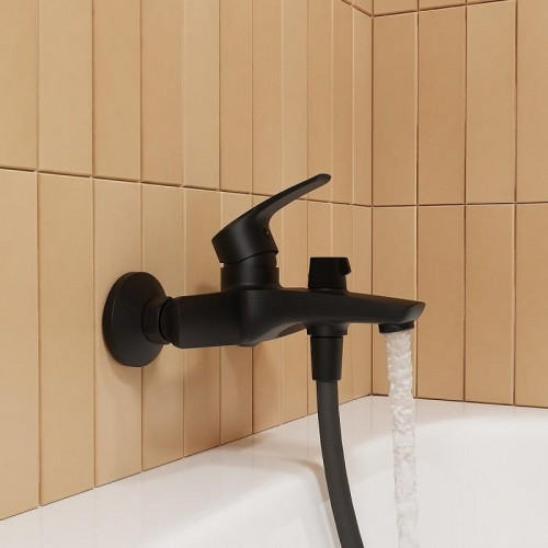 Смеситель для ванны Iddis Ray RAYBL02i02WA Черный матовый