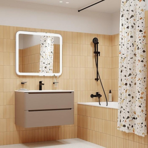 Смеситель для ванны Iddis Ray RAYBL02i02WA Черный матовый