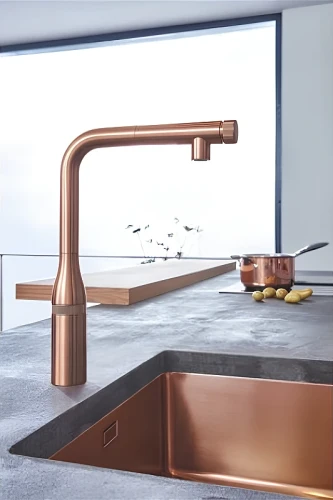 Смеситель для кухни Grohe Essence SmartControl 31615DL0 Теплый рассвет матовый