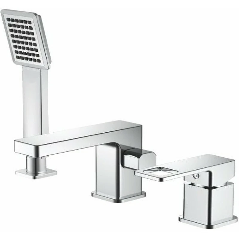 Смеситель на борт ванны Haiba HB80615 Хром латунь